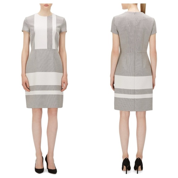 HUGO BOSS Hermely Striped Dress (3) - Picture 1 of 9